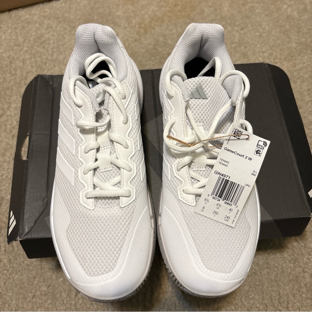 Adidas Women's GameCourt 2 Tennis Shoes Size 8 NEW